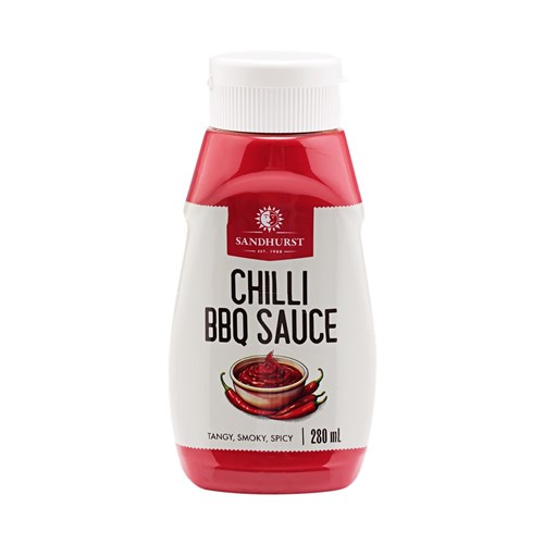 SAUCE CHILLI BBQ 280ML(8) # CHILLIBBQ280 SANDHURST