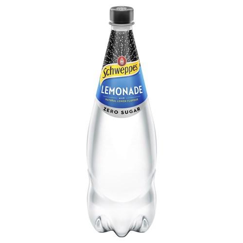 DRINK LEMONADE ZERO SUGAR 1.1LT(12) # 10006255 SCHWEPPES