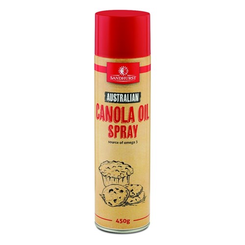 OIL SPRAY CANOLA AUST 450GM (12) # AUS(CAN450) SANDHURST