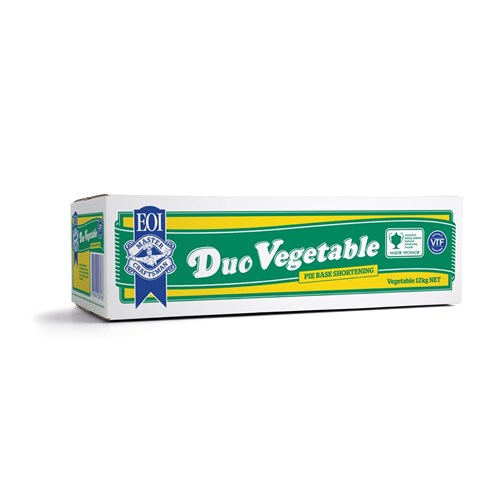MARGARINE SHORTENING DUO VEGETABLE PREMIUM 12KG # 12VEGDUOMB.