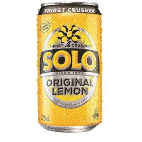 DRINK SOLO LEMON MAN CANS (24 X 375ML) # 10003420 SCHWEPPES