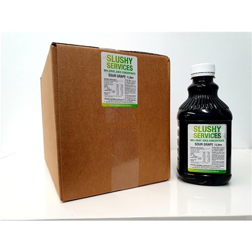 SYRUP GRAPE (6 X 1LT) # FRUIT005 SLUSHY