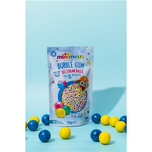 ICECREAM SLOW MELTS BUBBLEGUM (10 X 70GM) # SM10BUB MINI MELTS