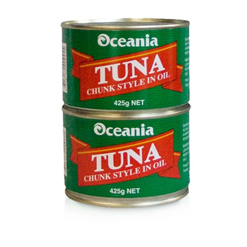 TUNA IN OIL 425GM(24) # TRTUO425 OCEANIA