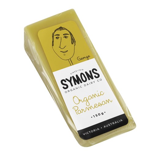 PARMESAN ORGANIC 150GM (12) # SOD007 SYMONS