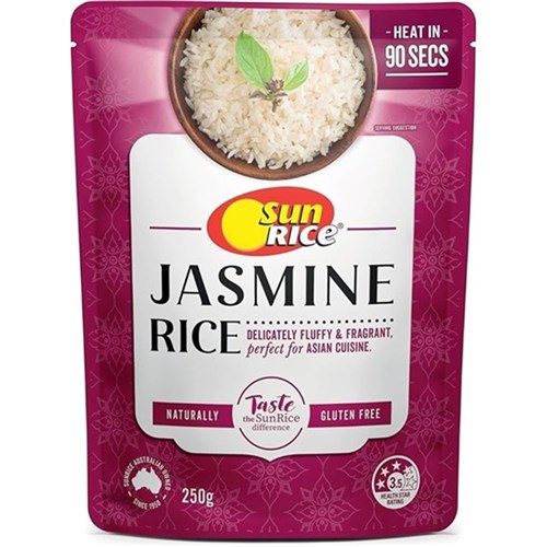 RICE JASMINE 90 SECOND (8 X 250GM) SUNRICE