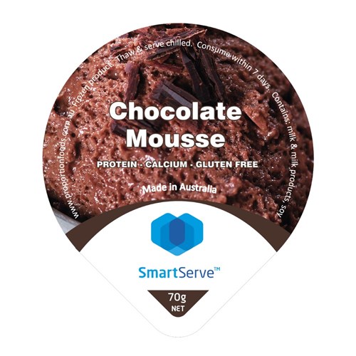 MOUSSE CHOCOLATE SMART SERVE (40 X 70GM) # 556 PROPORTION FOODS