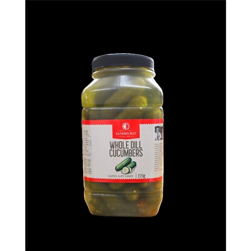 DILL CUCUMBERS WHOLE PET 2.2KG(6) # DILL2.2 SANDHURST