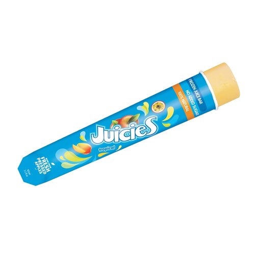 JUICIES TUBES TROPICAL (25 X 105ML) # 22307 TASMAN BAY