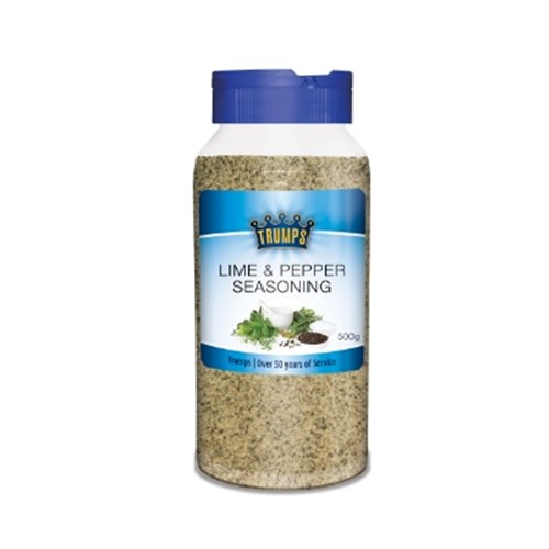 SEASONING LIME PEPPER 500GM(6) # VCANPLIMS500C TRUMPS