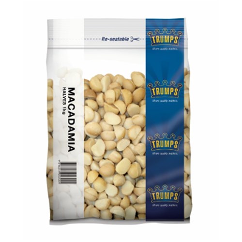 MACADAMIA HALVES 1KG(10) # VMAH1C TRUMPS