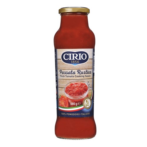 SAUCE PASSATA RUSTICA (6 X 680GM) #TP132 CIRIO