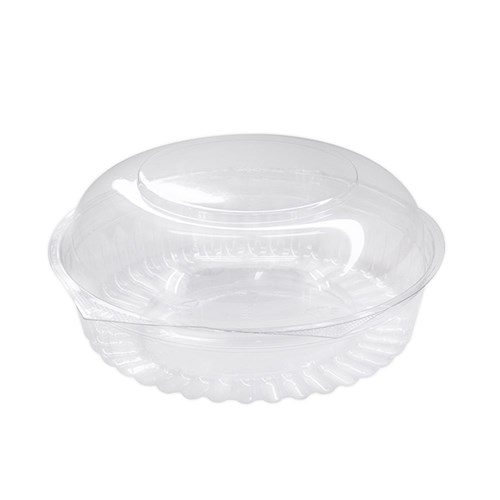 BOWL 20OZ CLEAR SHOWBOWL WITH DOME HINGED LID 50S(3) # SB20DLBP TAILORED