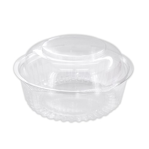 BOWL 24OZ CLEAR SHOWBOWL WITH DOME HINGED LID 50S(3) # SB24DLBP TAILORED
