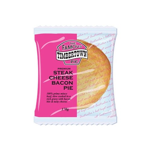 PIE BEEF CHEESE & BACON (24 X 170GM) # 1304 TIMBERTOWN