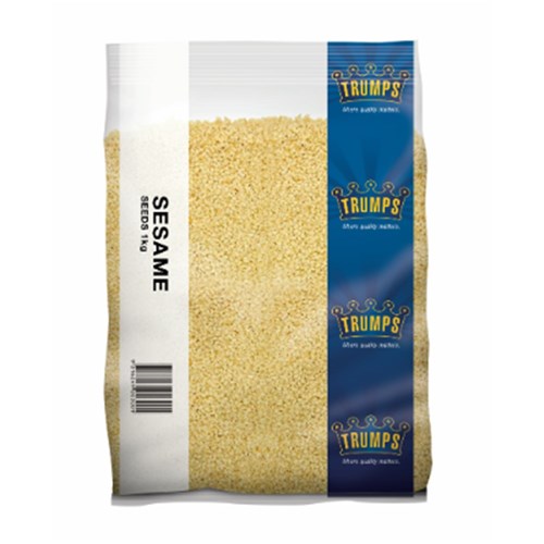 SESAME SEEDS WHITE 1KG(6) # VSES1B TRUMPS