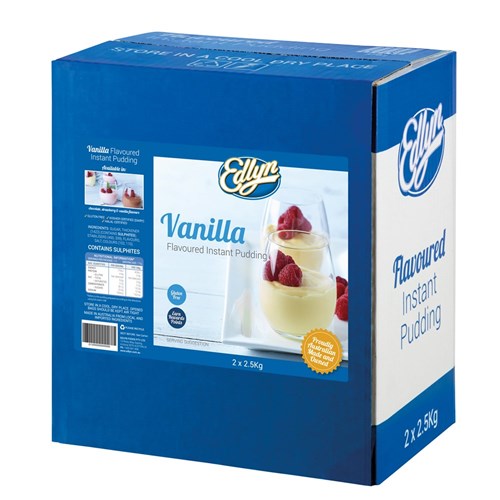 PUDDING MIX INSTANT VANILLA (2 X 2.5KG) # I00839 EDLYN