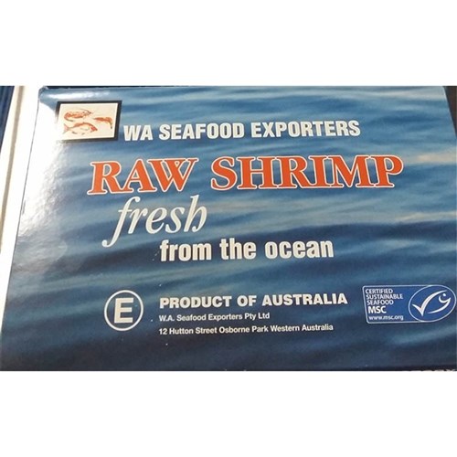 PRAWNS 10/20 RAW TIGER AUST 3KG(3) # PRATIRF1020 WA SEAFOODS