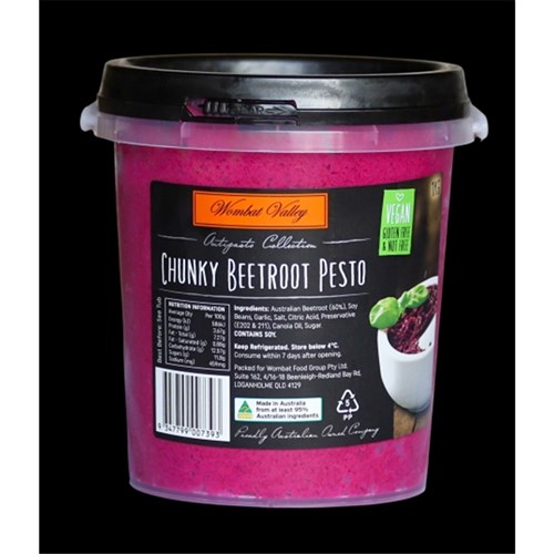 PESTO BEETROOT NUT FREE 1KG(6) # VBER01 WOMBAT