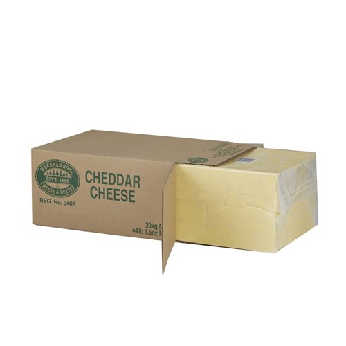 CHEESE CHEDDAR MILD 20KG # 1001526 WCB