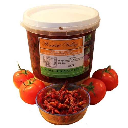 TOMATO SUNDRIED 2KG(4) # SDWT02 WOMBAT VALLEY