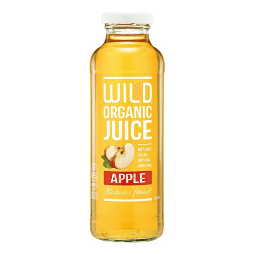 JUICE ORGANIC APPLE (12 X 360ML) # W1OJAP360 WILD ONE